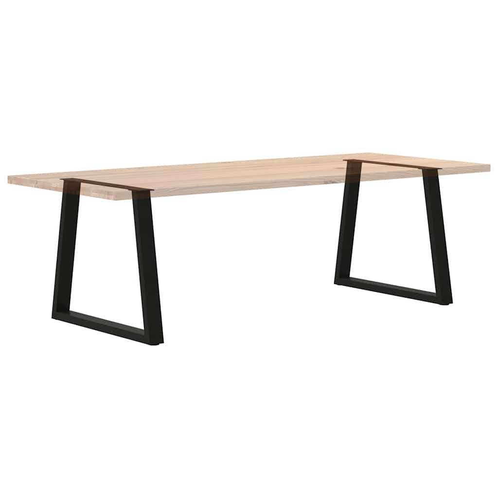 Dining Table Leg | Set of 2 | Black | Powder-coated steel | Standard