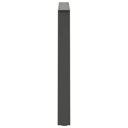 Dining Table Legs V-Shape 2 pcs Anthracite 100x(72-73.3) cm Steel
