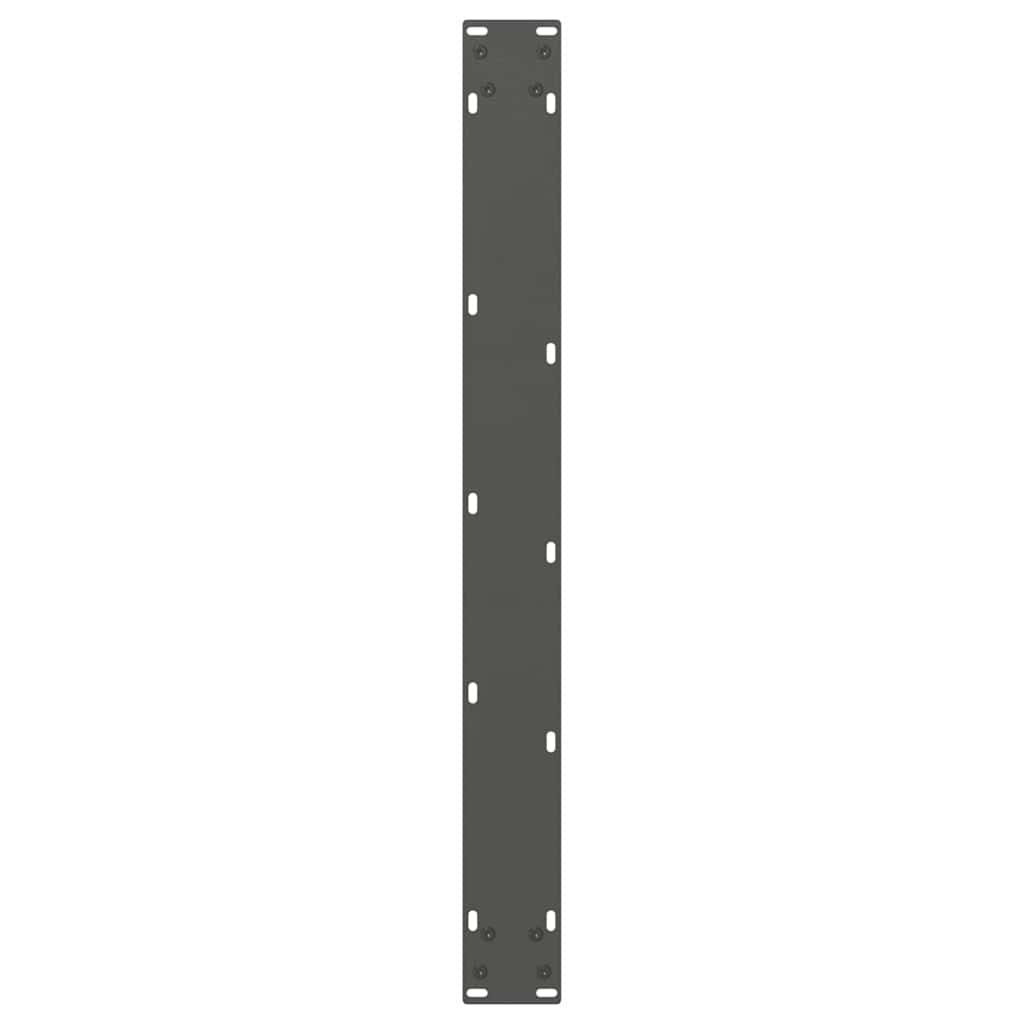 Dining Table Legs V-Shape 2 pcs Anthracite 100x(72-73.3) cm Steel