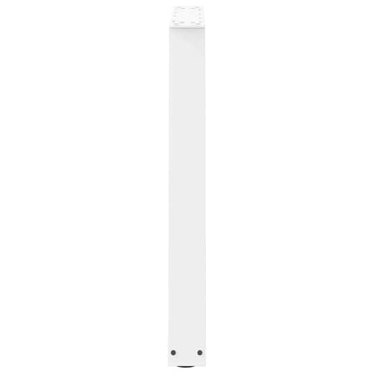 Dining Table Legs V-Shape 3 pcs White 80x(72-73.3) cm Steel