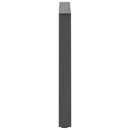 Dining Table Legs V-Shape 3 pcs Anthracite 80x(72-73.3) cm Steel