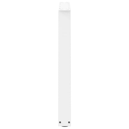 Dining Table Legs V-Shape 3 pcs White 90x(72-73.3) cm Steel