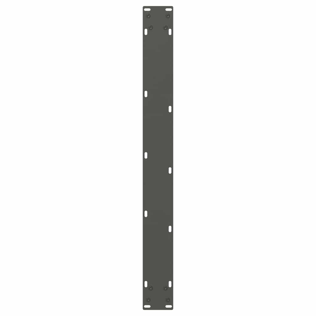 Dining Table Legs V-Shape 3 pcs Anthracite 90x(72-73.3) cm Steel