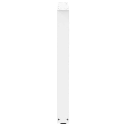 Dining Table Legs V-Shape 3 pcs White 100x(72-73.3) cm Steel
