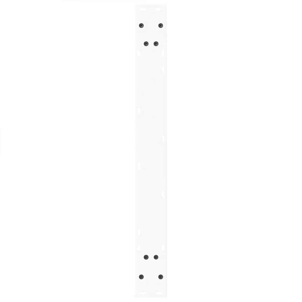 Dining Table Legs V-Shape 3 pcs White 100x(72-73.3) cm Steel