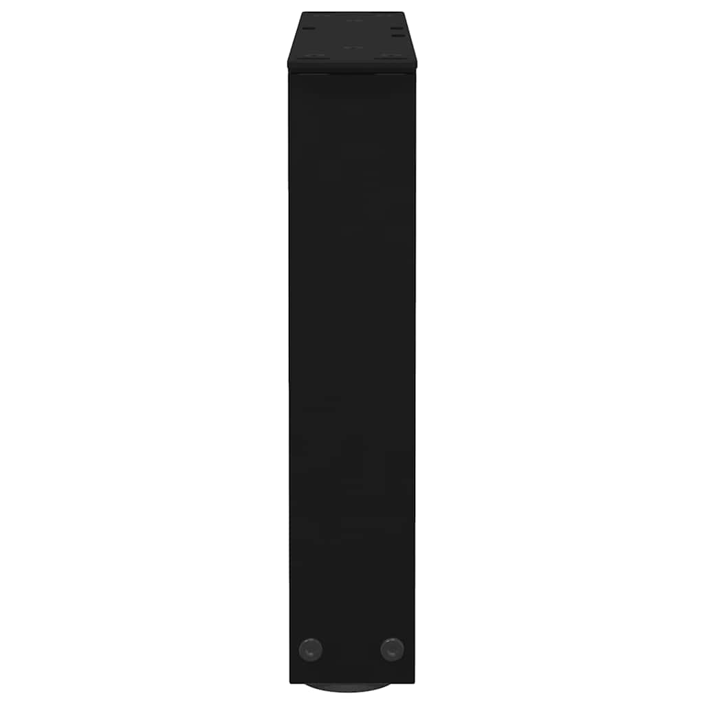 Coffee Table Legs V-Shape 2 pcs Black 40x(30-31.3) cm Steel