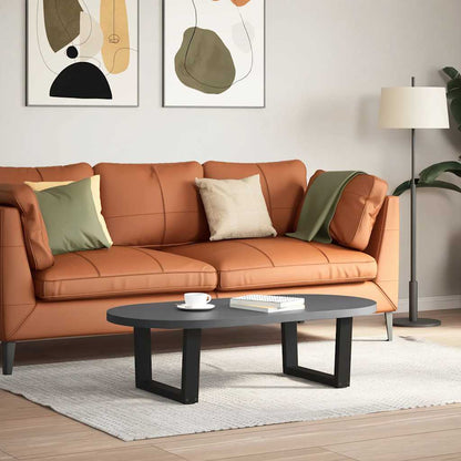 Coffee Table Legs V-Shape 2 pcs Black 50x(30-31.3) cm Steel