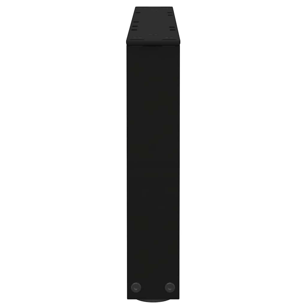 Coffee Table Legs V-Shape 2 pcs Black 50x(30-31.3) cm Steel