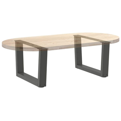 Coffee Table Legs V-Shape 2 pcs Anthracite 50x(30-31.3) cm Steel