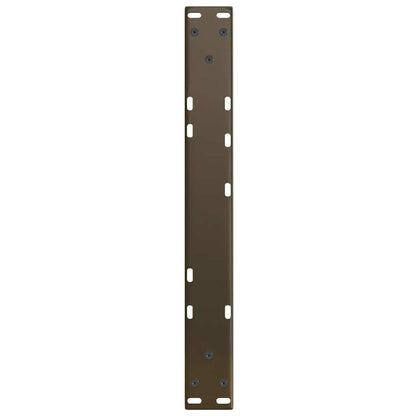 Coffee Table Legs V-Shape 2 pcs Natural Steel 50x(30-31.3) cm Steel
