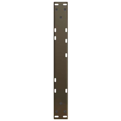 Coffee Table Legs V-Shape 2 pcs Natural Steel 60x(30-31.3) cm Steel