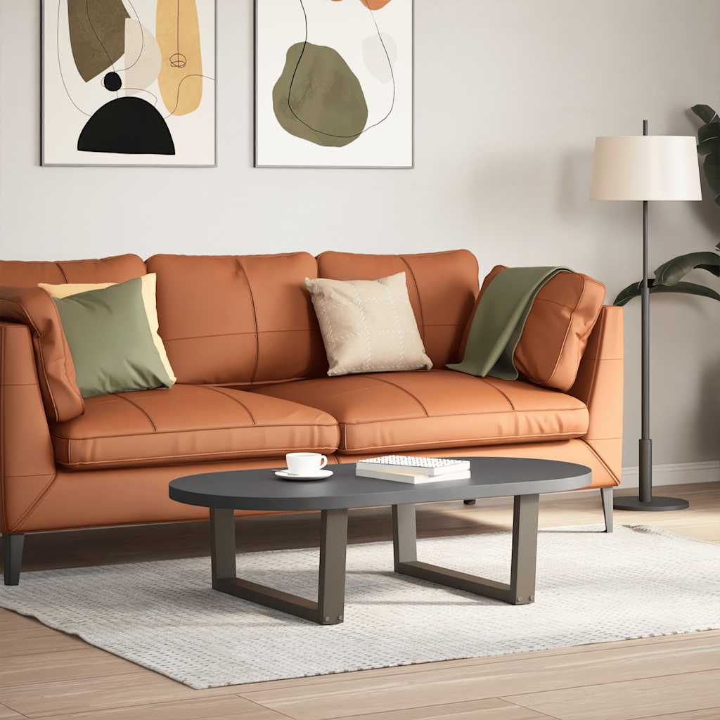 Coffee Table Legs V-Shape 2 pcs Natural Steel 70x(30-31.3) cm Steel