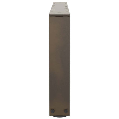 Coffee Table Legs V-Shape 2 pcs Natural Steel 70x(30-31.3) cm Steel