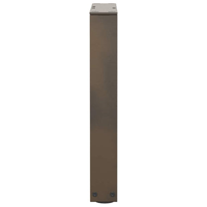 Coffee Table Legs V-Shape 2 pcs Natural Steel 28x(42-43.3) cm Steel
