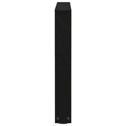 Coffee Table Legs V-Shape 2 pcs Black 50x(42-43.3) cm Steel