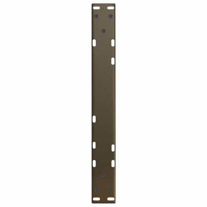 Coffee Table Legs V-Shape 2 pcs Natural Steel 50x(42-43.3) cm Steel