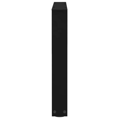 Coffee Table Legs V-Shape 2 pcs Black 60x(42-43.3) cm Steel