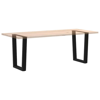Dining Table Leg | Black | Powder-coated steel | Medium