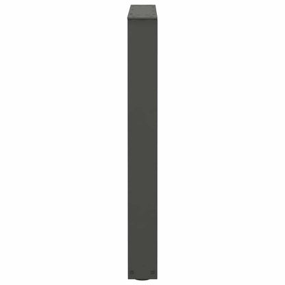 Dining Table Legs V-Shape 2 pcs Anthracite 70x(72-73.3) cm Steel