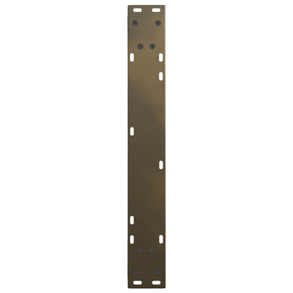 Dining Table Legs V-Shape 2 pcs Natural Steel 70x(72-73.3) cm Steel