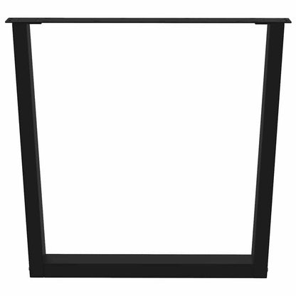 Dining Table Leg | Black | Powder-coated steel | High Table Leg
