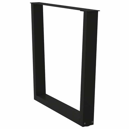 Dining Table Leg | Black | Powder-coated steel | High Table Leg