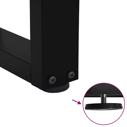 Dining Table Leg | Black | Powder-coated steel | High Table Leg