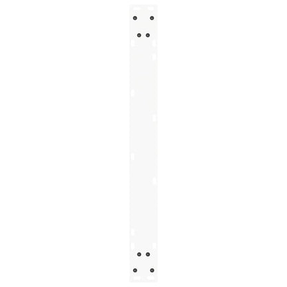 Dining Table Legs V-Shape 2 pcs White 80x(72-73.3) cm Steel