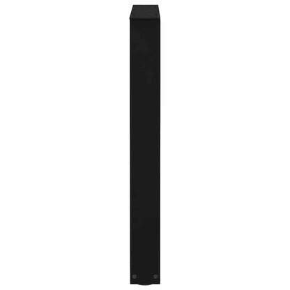 Dining Table Legs V-Shape 3 pcs Black 70x(72-73.3) cm Steel