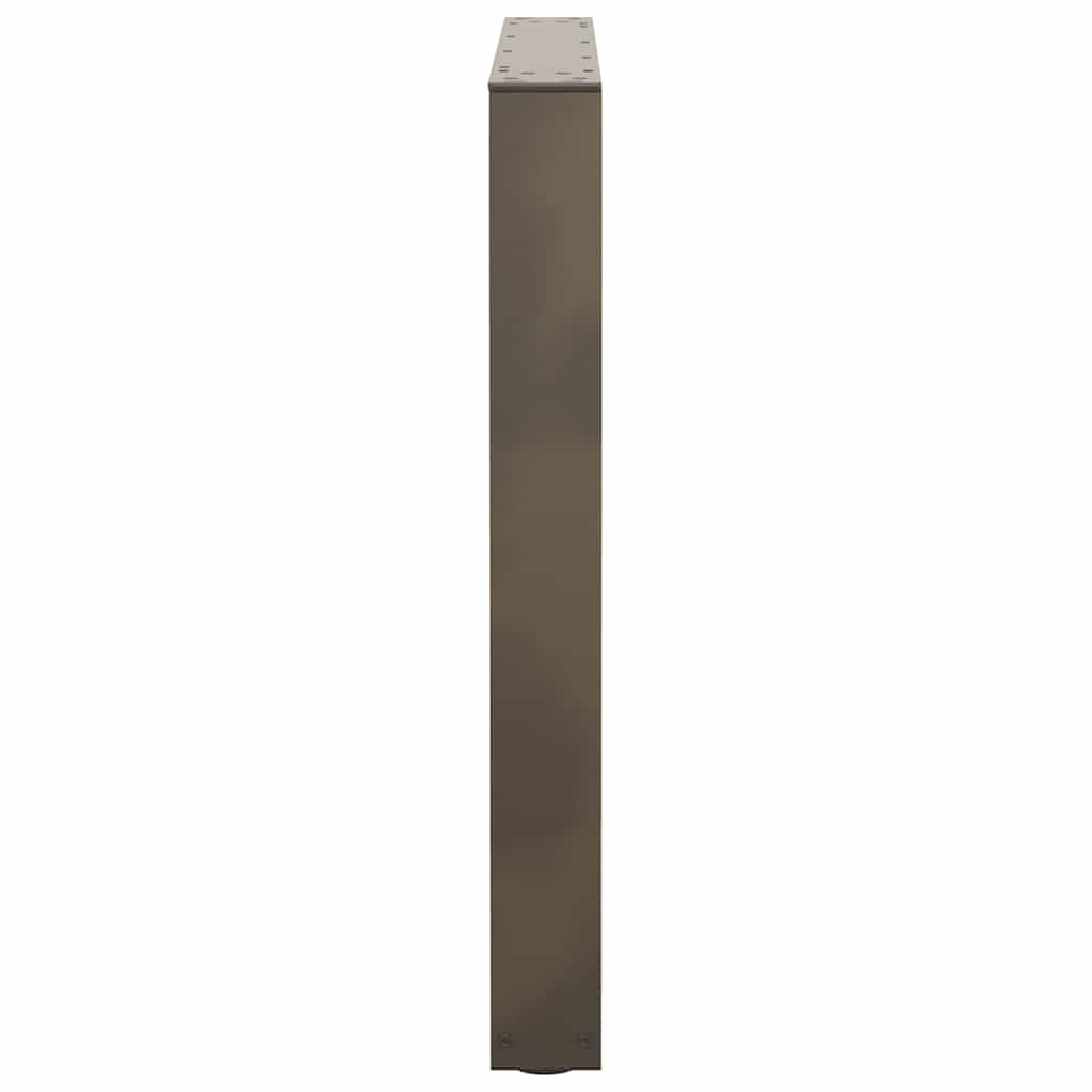 Dining Table Legs V-Shape 3 pcs Natural Steel 90x(72-73.3) cm Steel
