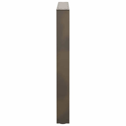 Dining Table Legs V-Shape 3 pcs Natural Steel 90x(72-73.3) cm Steel