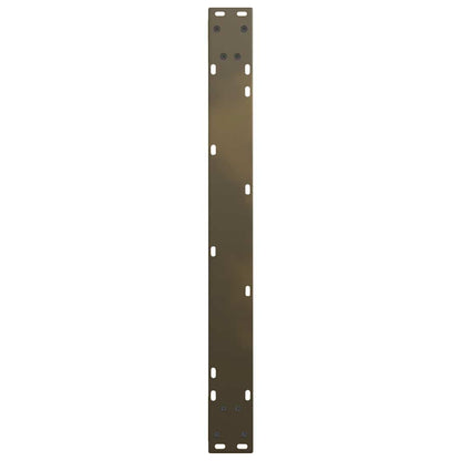 Dining Table Legs V-Shape 3 pcs Natural Steel 90x(72-73.3) cm Steel
