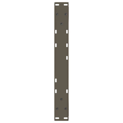 Coffee Table Legs 2 pcs Natural Steel 50x(42-43.3) cm Steel