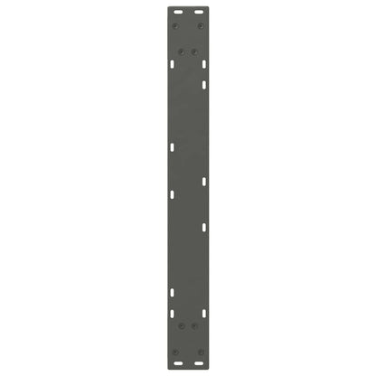 Dining Table Legs 2 pcs Anthracite 80x(72-73.3) cm Steel
