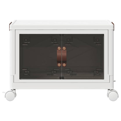 Stackable Storage Box with Wheels 28 L 48.5x29.5x33 cm