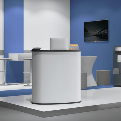 Trade Show Counter Foldable 90x48x93 cm Engineered Wood