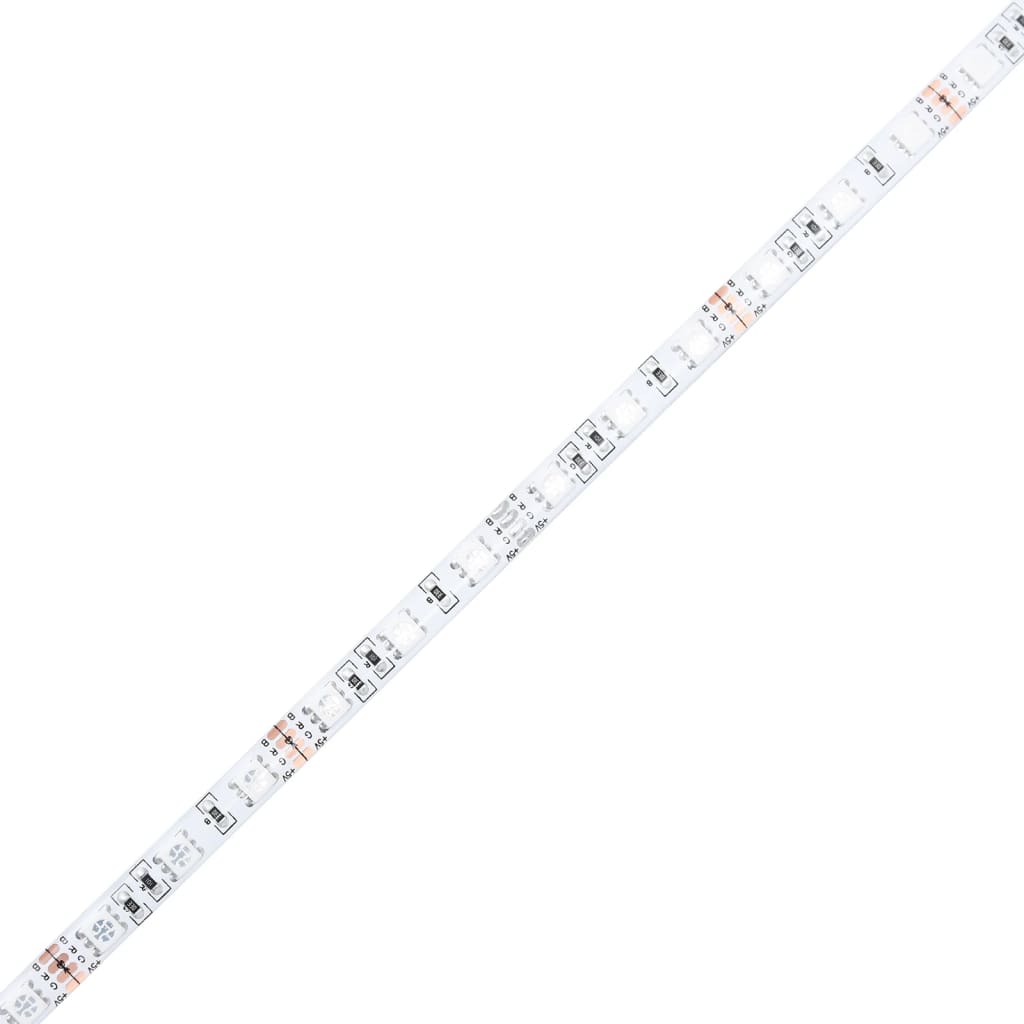 Coffee Table with LED Lights Sonoma Oak Engineered Wood