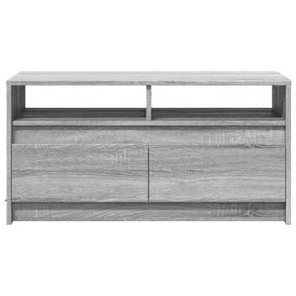 Coffee Table with LED Lights Grey Sonoma Engineered Wood