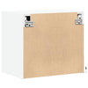 Wall-mounted Bedside Cabinets with LED Lights 2 pcs White
