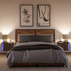 Wall-mounted Bedside Cabinets with LED Lights 2 pcs Brown Oak