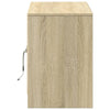 TV Cabinet with LED Sonoma Oak 100x34x50 cm Engineered Wood