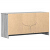 TV Cabinet with LED Grey Sonoma 100x34x50 cm Engineered Wood