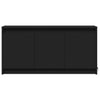 TV Cabinet with LED Black 100x34x50 cm Engineered Wood