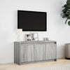 TV Cabinet with LED Grey Sonoma 100x34x50 cm Engineered Wood