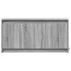 TV Cabinet with LED Grey Sonoma 100x34x50 cm Engineered Wood