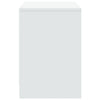 TV Cabinet with LED White 100x34x50 cm Engineered Wood