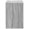 TV Cabinet with LED Grey Sonoma 100x34x50 cm Engineered Wood