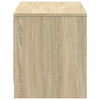 TV Cabinet with LED Sonoma Oak 97x34x40 cm Engineered Wood