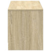 TV Cabinet with LED Sonoma Oak 140x34x40 cm Engineered Wood