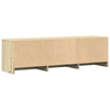 TV Cabinet with LED Sonoma Oak 140x34x40 cm Engineered Wood